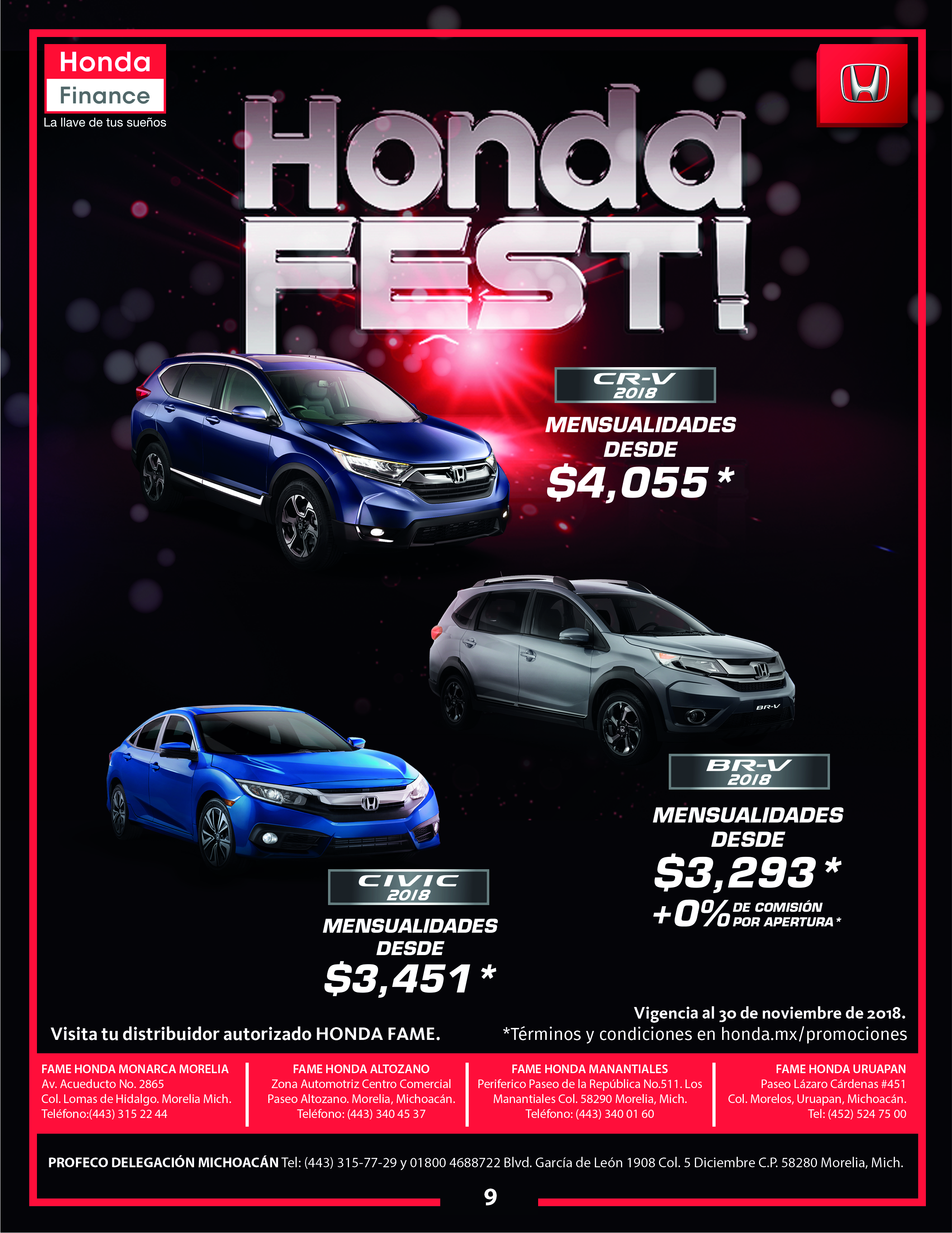 Promoción Honda